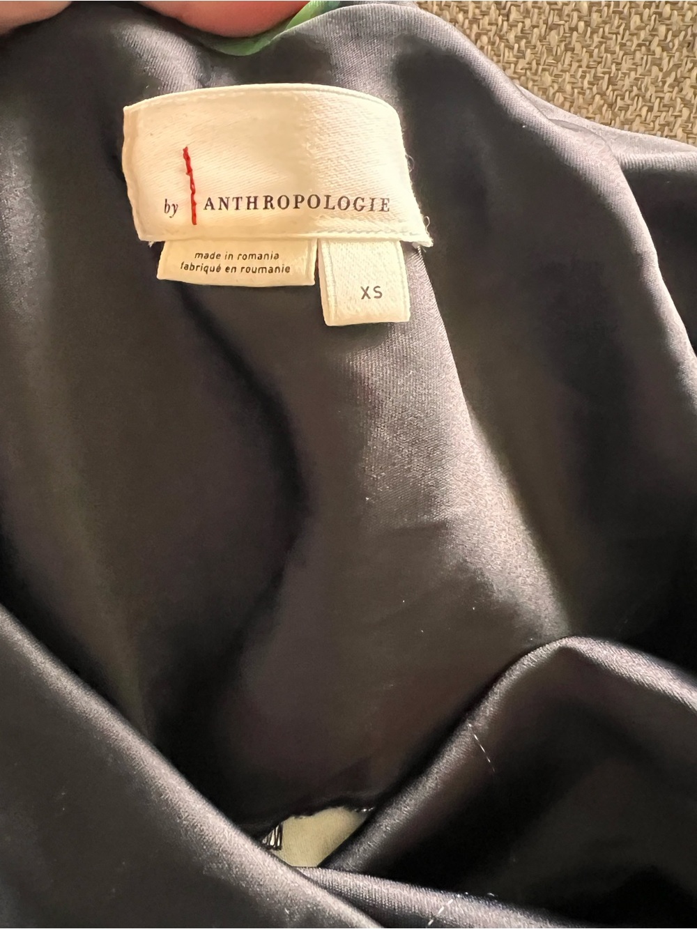 Worn once! Anthropologie long strapless dress - Picture 4 of 7